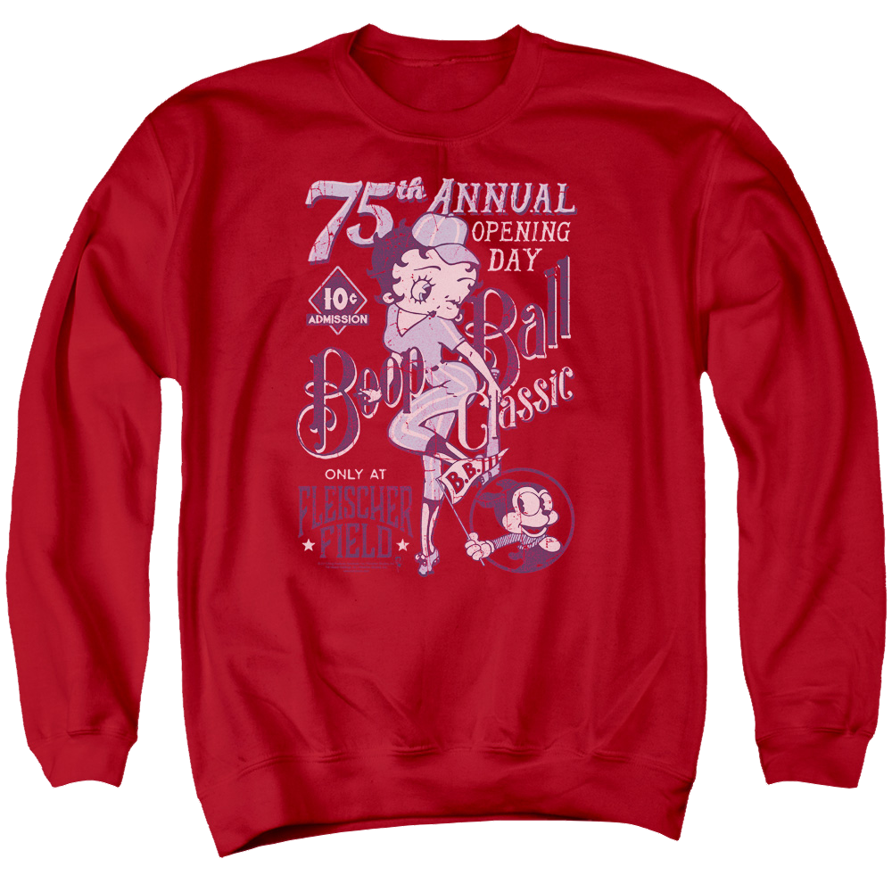 Betty Boop Boop Ball - Men's Crewneck Sweatshirt T-Shirts, Hoodie | CiraTrend.com