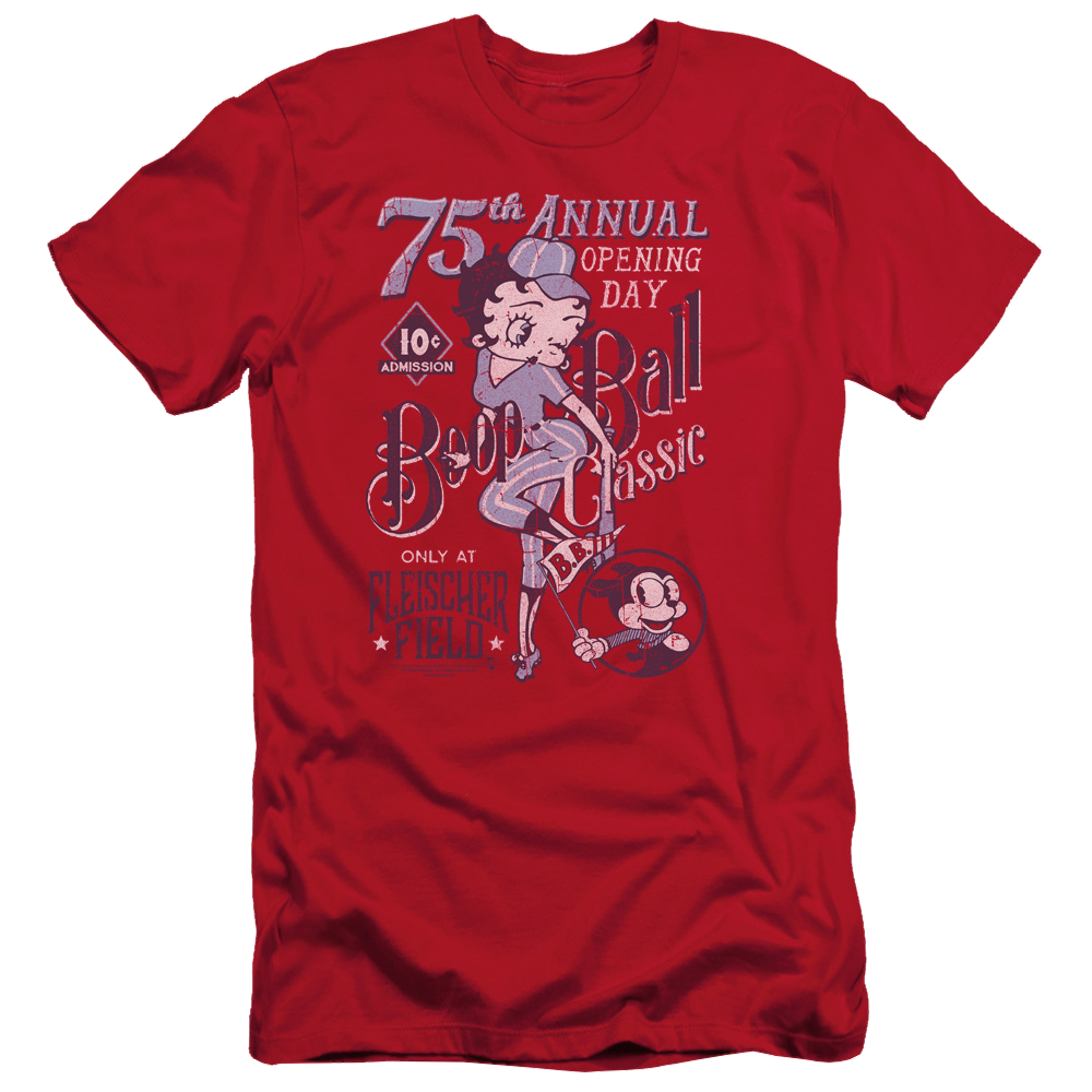 Betty Boop Boop Ball - Men's Slim Fit T-Shirt Hoodie, Sweatshirt | CiraTrend.com