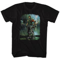 Bionic Commando Mens S/S T-Shirt - Damaged Road - Solid Black Hoodie, Sweatshirt | CiraTrend.com