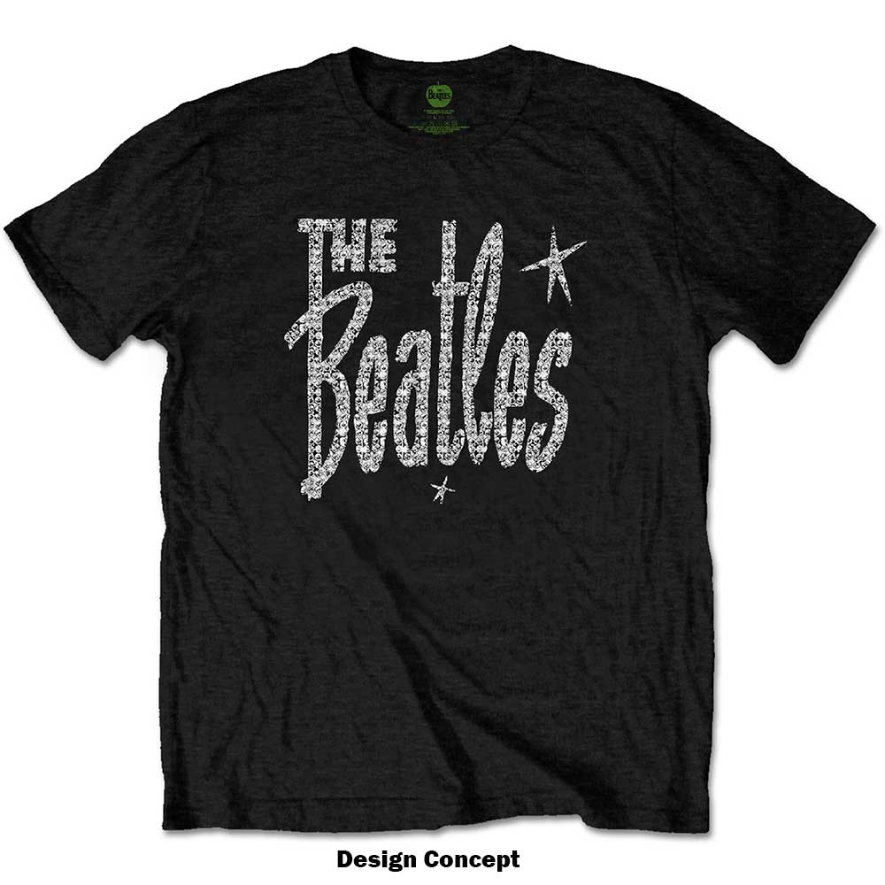 THE BEATLES Attractive T-Shirt, Retro Logo