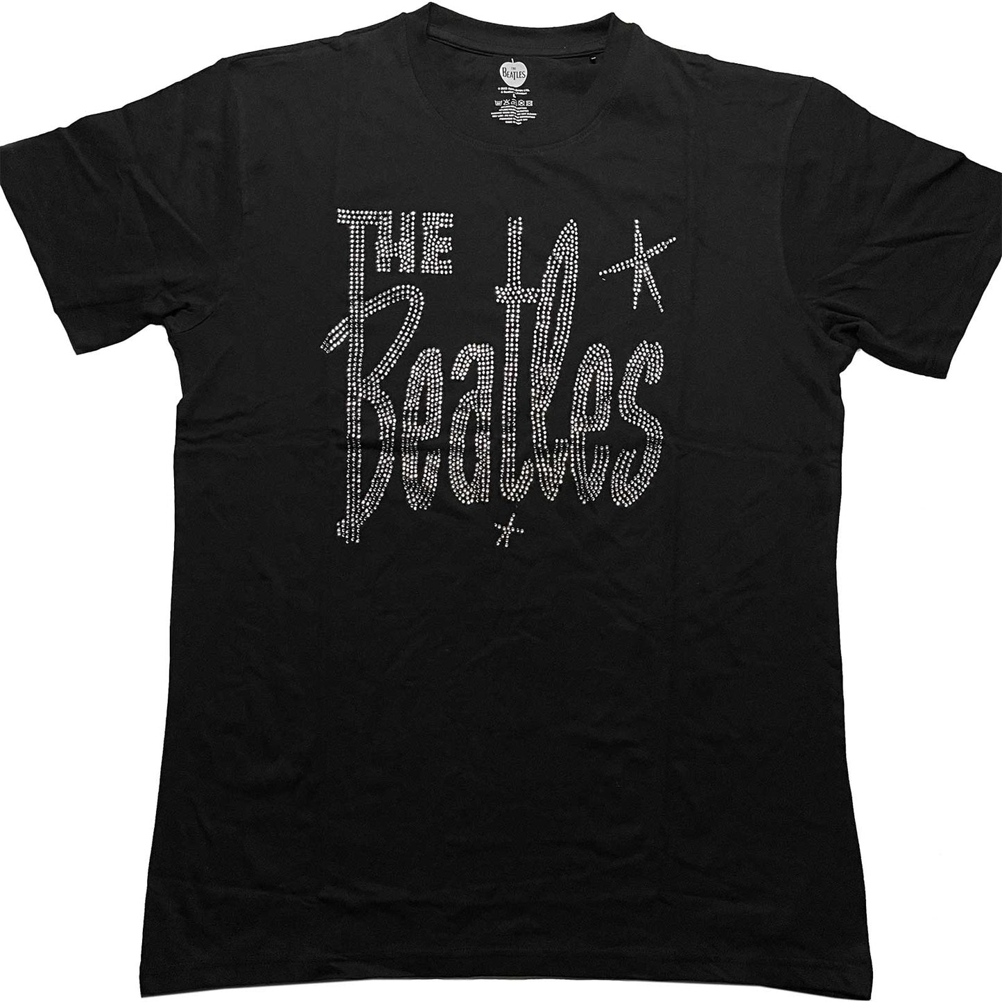 The Beatles Embellished T-Shirt: Retro Logo