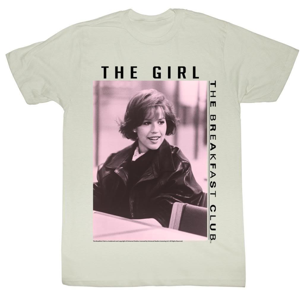 Breakfast Club Mens S/S T-Shirt - The Girl - Solid Natural Hoodie, Sweatshirt | CiraTrend.com