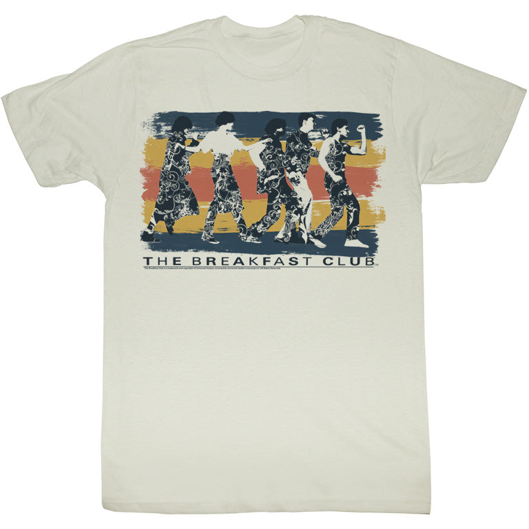 Breakfast Club Mens S/S T-Shirt - Dance Away - Solid Natural Hoodie, Sweatshirt | CiraTrend.com