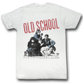 Breakfast Club Mens S/S T-Shirt - Old School - Solid White Hoodie, Sweatshirt | CiraTrend.com
