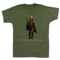 Breakfast Club Mens S/S T-Shirt - Vintage Guy - Solid Military Green Hoodie, Sweatshirt | CiraTrend.com