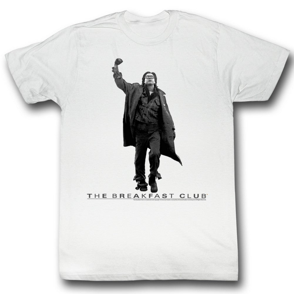 Breakfast Club Mens S/S T-Shirt - Vintage Guy - Solid White Hoodie, Sweatshirt | CiraTrend.com