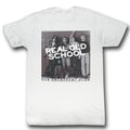 Breakfast Club Mens S/S T-Shirt - Real Old School - Solid White Hoodie, Sweatshirt | CiraTrend.com