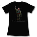 Breakfast Club Girls Juniors S/S T-Shirt - Fist Pump Cut Out - Solid Black Hoodie, Sweatshirt | CiraTrend.com
