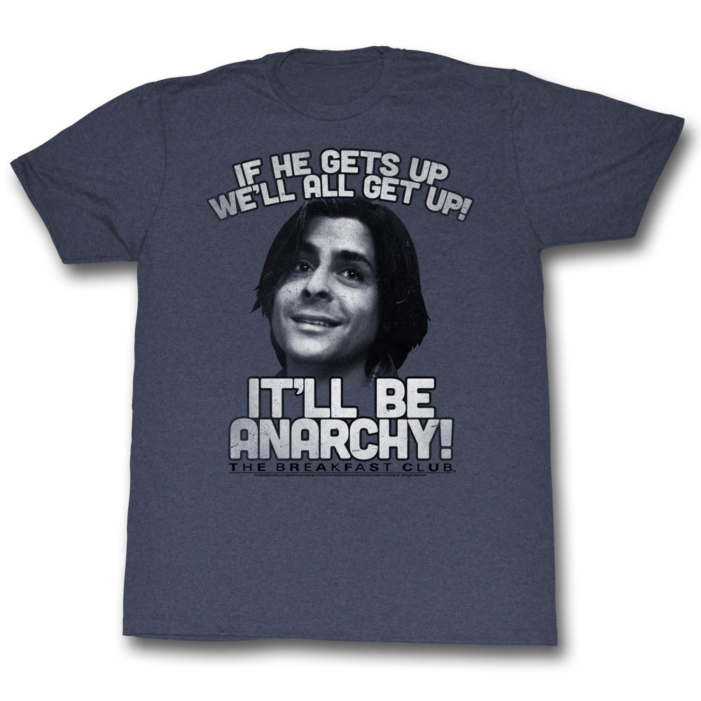 Breakfast Club Mens S/S T-Shirt - Anarchy - Heather Navy Heather Hoodie, Sweatshirt | CiraTrend.com