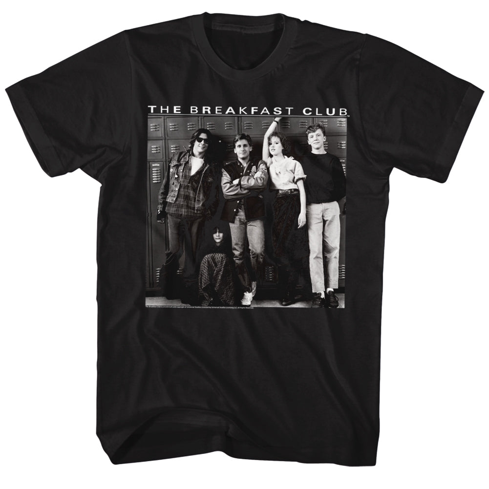 Breakfast Club Mens S/S T-Shirt - Bee Ehn Doubleyoo - Solid Black Hoodie, Sweatshirt | CiraTrend.com