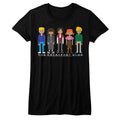 Breakfast Club Girls Juniors S/S T-Shirt - Pixels - Solid Black Hoodie, Sweatshirt | CiraTrend.com