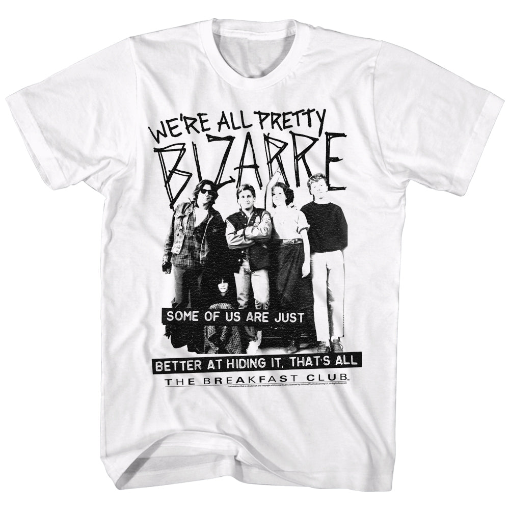 Breakfast Club Mens S/S T-Shirt - Pretty Bizarre - Solid White Hoodie, Sweatshirt | CiraTrend.com