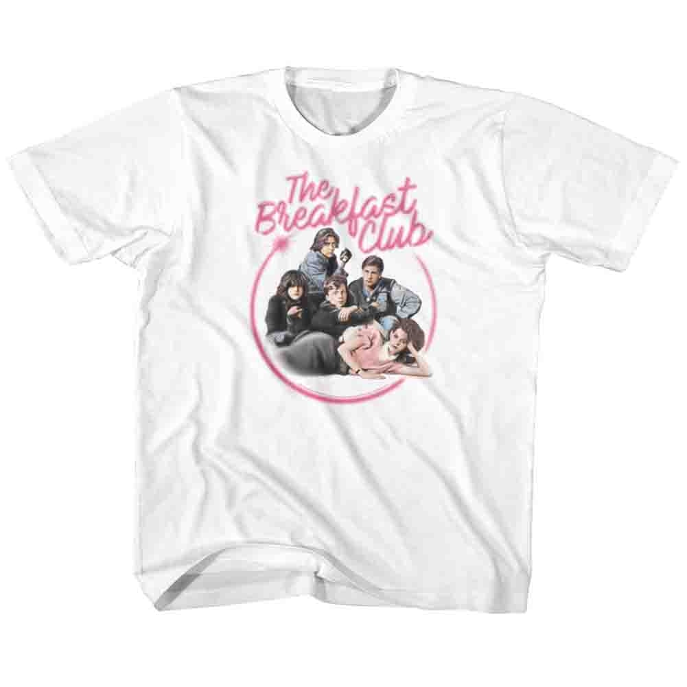 Breakfast Club Toddler S/S T-Shirt - Airbrush - Solid White Hoodie, Sweatshirt | CiraTrend.com