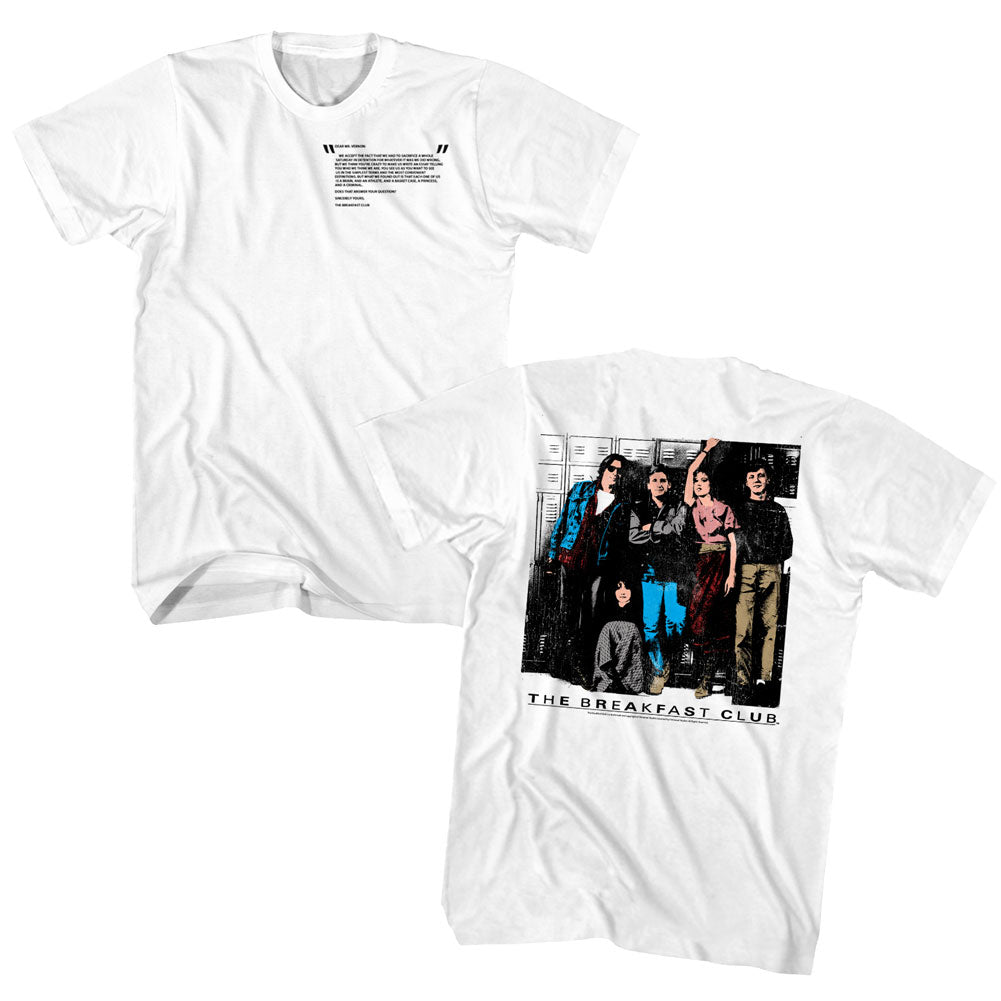 Breakfast Club Mens S/S T-Shirt - Club Letter - Solid White Hoodie, Sweatshirt | CiraTrend.com