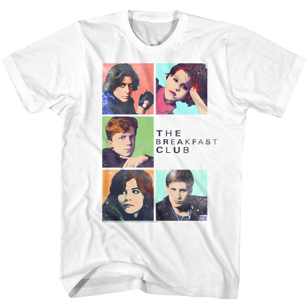 Breakfast Club Mens S/S T-Shirt - Five - Solid White Hoodie, Sweatshirt | CiraTrend.com
