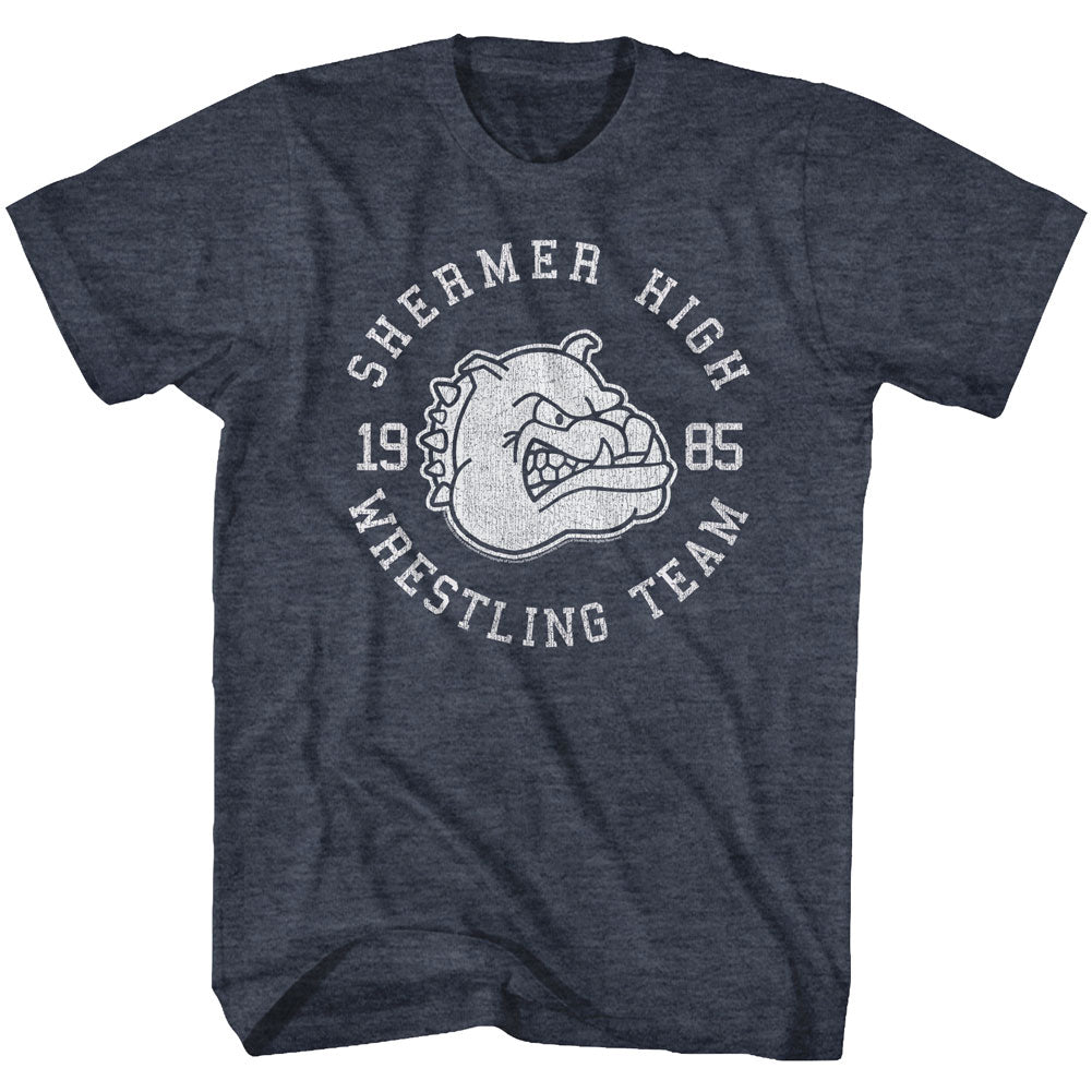 Breakfast Club Mens S/S T-Shirt - Wrestling Team - Heather Navy Heather Hoodie, Sweatshirt | CiraTrend.com