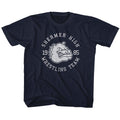 Breakfast Club Toddler S/S T-Shirt - Wrestling Team - Solid Navy Hoodie, Sweatshirt | CiraTrend.com