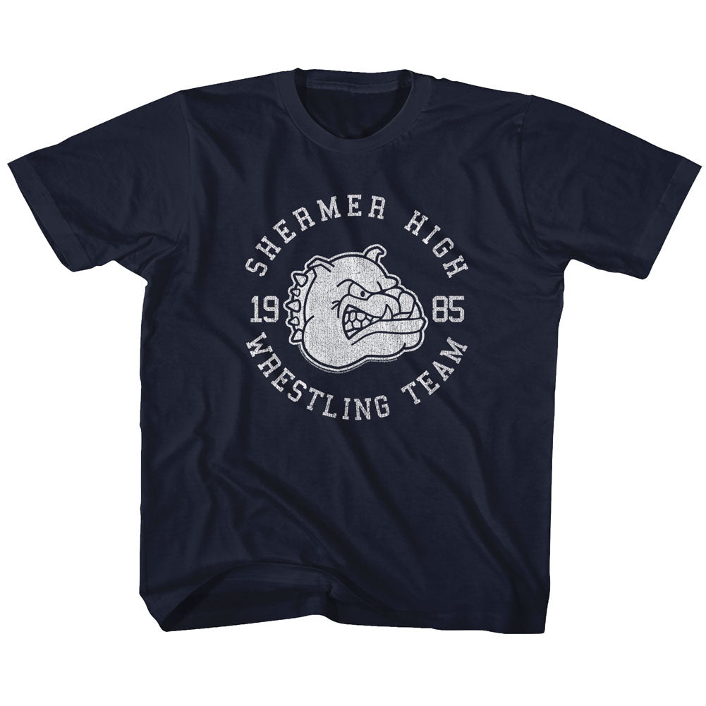 Breakfast Club Youth S/S T-Shirt - Wrestling Team - Solid Navy Hoodie, Sweatshirt | CiraTrend.com