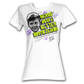 Breakfast Club Girls Juniors S/S T-Shirt - Nerds Are Better - Solid White Hoodie, Sweatshirt | CiraTrend.com