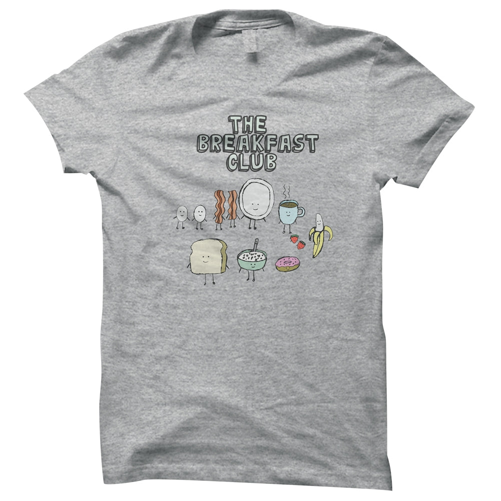 Breakfast Club Girls Juniors S/S T-Shirt - Breakfast - Solid Silver Hoodie, Sweatshirt | CiraTrend.com