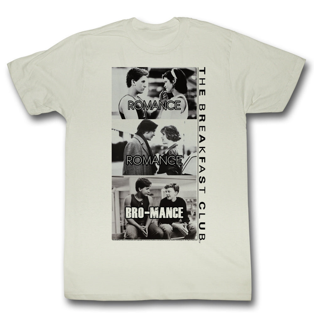 Breakfast Club Mens S/S T-Shirt - Bromance - Solid Natural Hoodie, Sweatshirt | CiraTrend.com