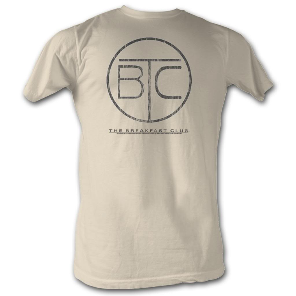 Breakfast Club Mens S/S T-Shirt - Circle Logo - Solid Natural Hoodie, Sweatshirt | CiraTrend.com
