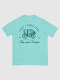 Bridgerton Then Comes Carriage Comfort Colors T-Shirt Hoodie, Sweatshirt | CiraTrend.com (Image 1)