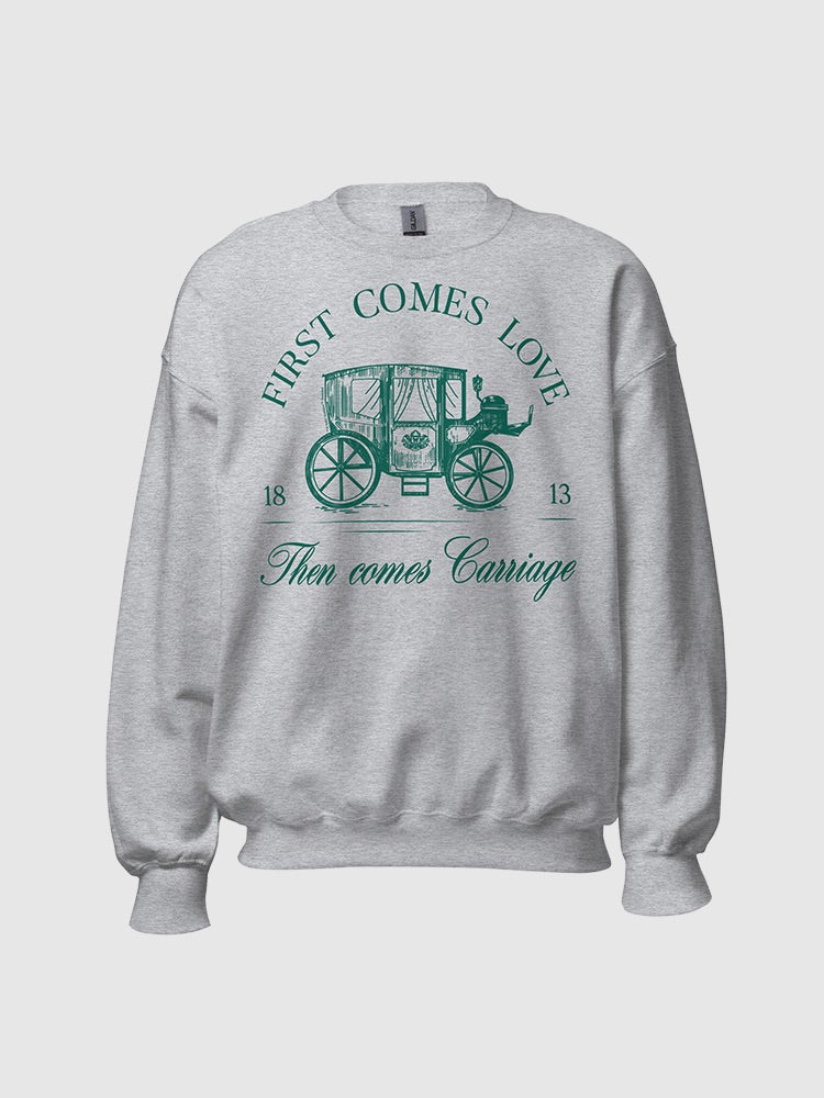 Bridgerton Then Comes Carriage Crewneck Sweatshirt T-Shirts, Hoodie | CiraTrend.com (Image 1)