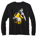 Bruce Lee Mens L/S T-Shirt - Hooowah - Solid Black Hoodie, Sweatshirt | CiraTrend.com