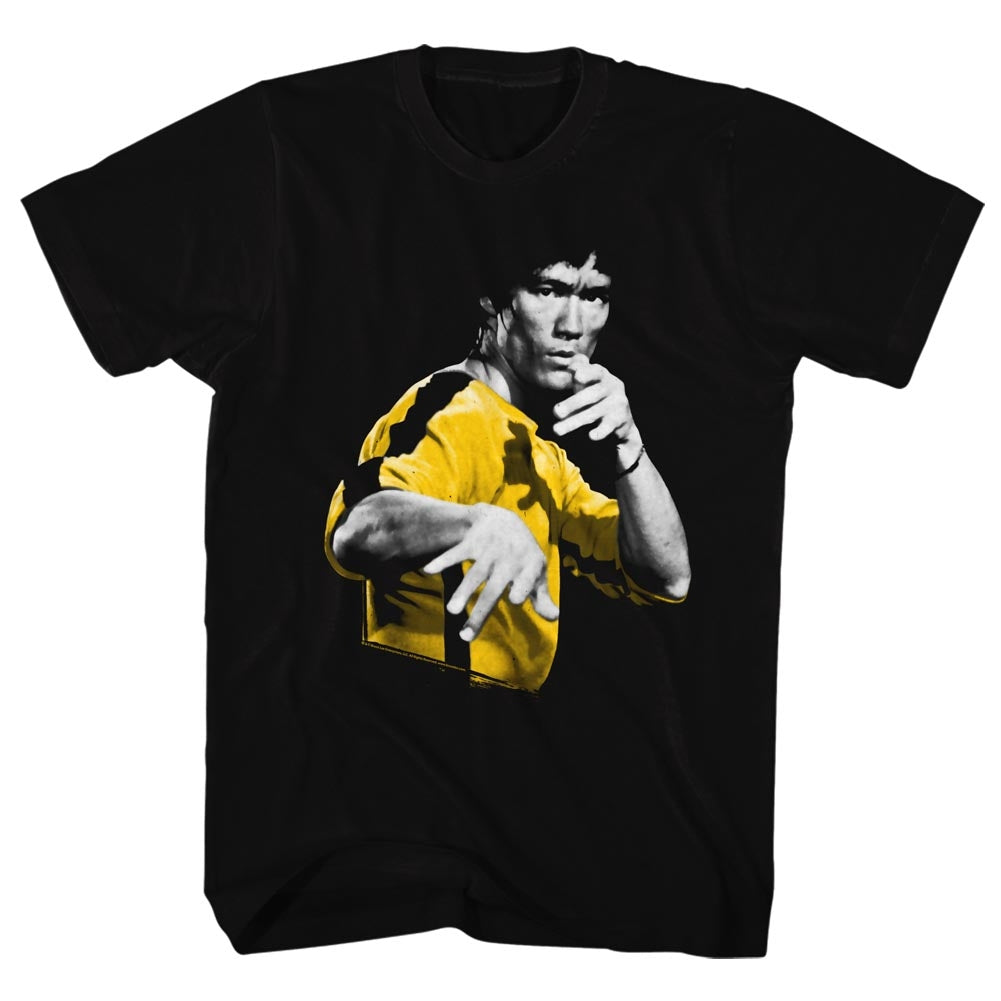 Bruce Lee Mens S/S T-Shirt - Hooowah - Solid Black Hoodie, Sweatshirt | CiraTrend.com