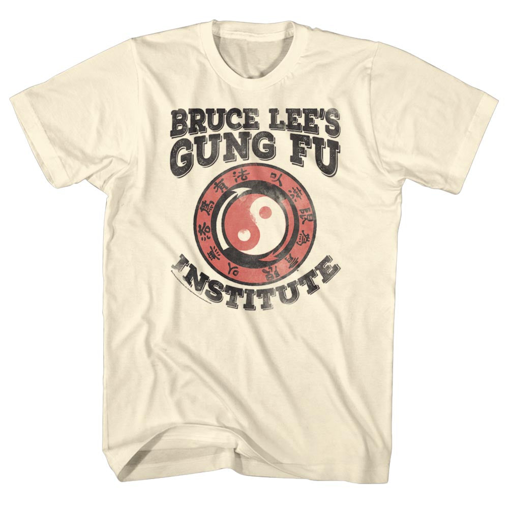 Bruce Lee Mens S/S T-Shirt - Jan Fan Gung Fu - Solid Natural Hoodie, Sweatshirt | CiraTrend.com