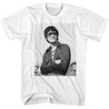 Bruce Lee Mens S/S T-Shirt - Smug - Solid White Hoodie, Sweatshirt | CiraTrend.com
