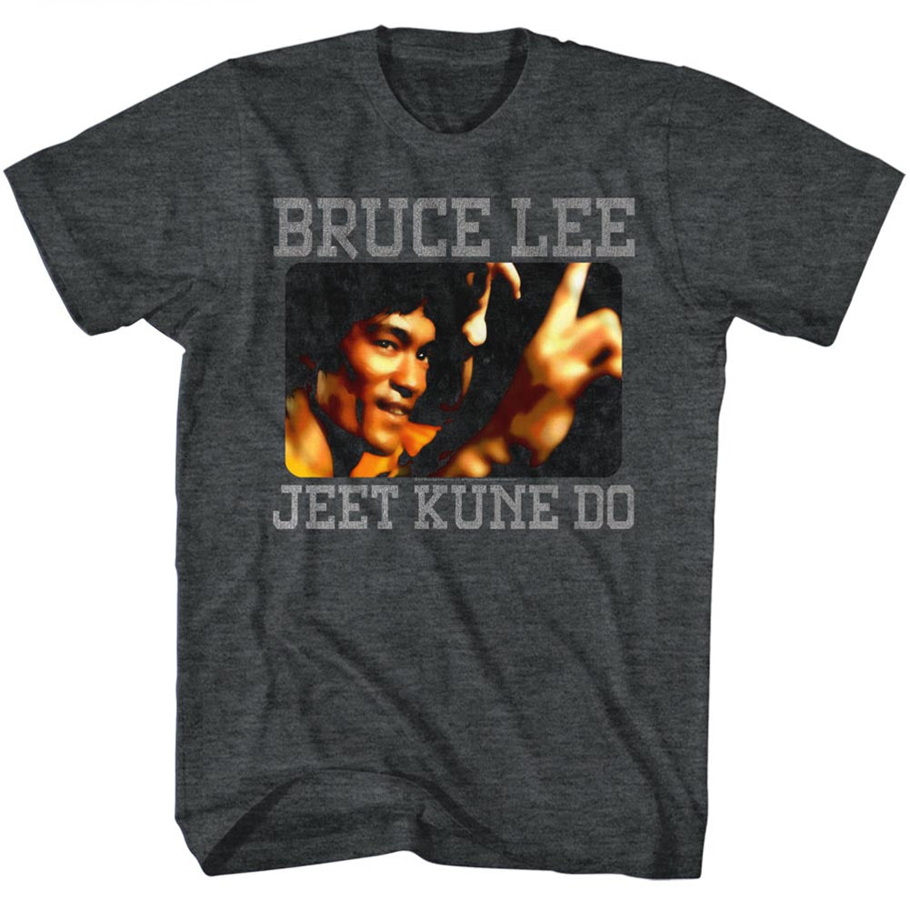 Bruce Lee Mens S/S T-Shirt - Bruce Kune Do - Heather Black Heather Hoodie, Sweatshirt | CiraTrend.com