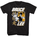 Bruce Lee Mens S/S T-Shirt - Hand - Solid Black Hoodie, Sweatshirt | CiraTrend.com