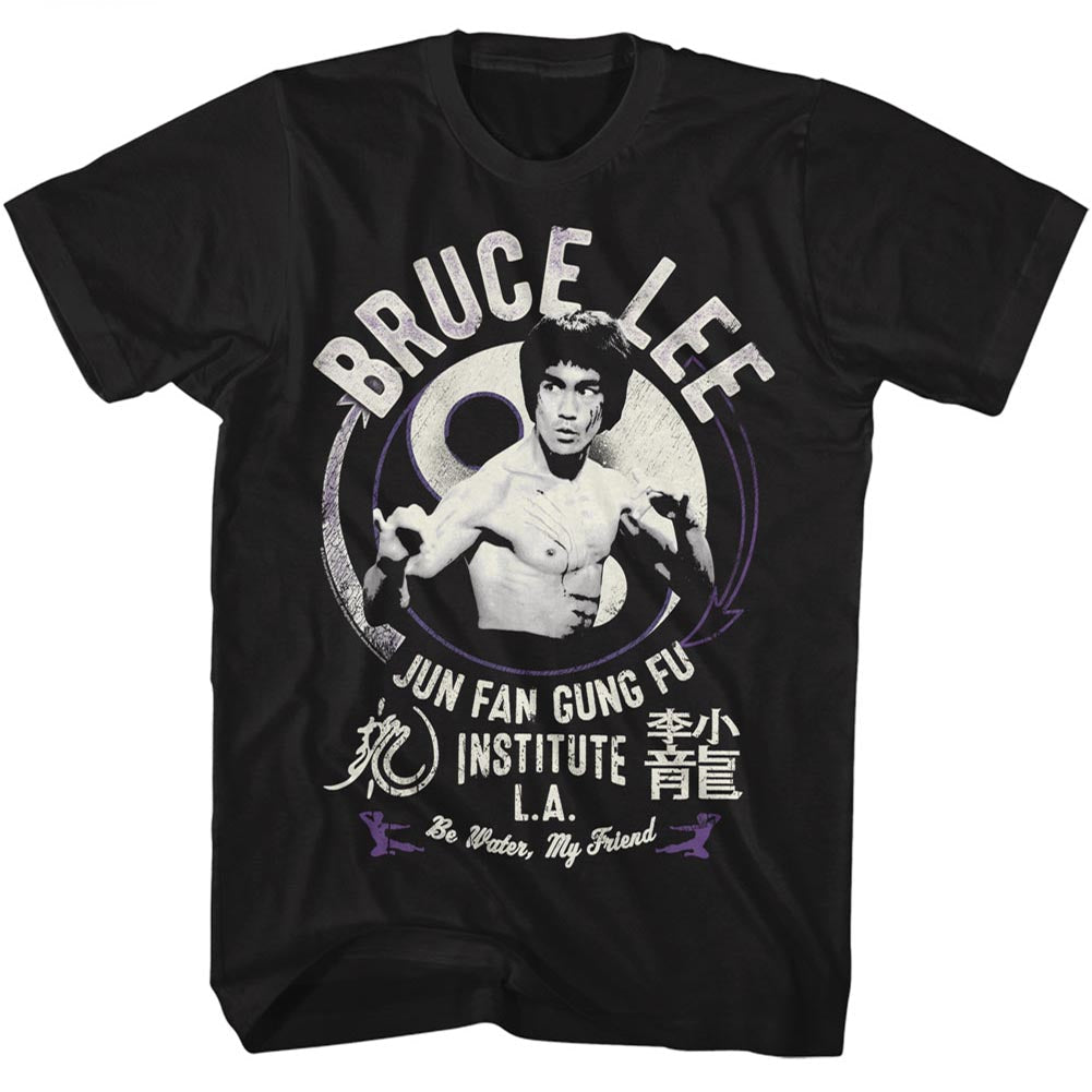 Bruce Lee Mens S/S T-Shirt - Junfangungfu - Solid Black Hoodie, Sweatshirt | CiraTrend.com