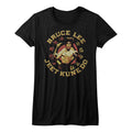 Bruce Lee Girls Juniors S/S T-Shirt - Jkd Master - Solid Black Hoodie, Sweatshirt | CiraTrend.com