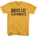 Bruce Lee Mens S/S T-Shirt - Jeet Kune Do Text - Solid Ginger Hoodie, Sweatshirt | CiraTrend.com