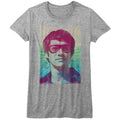 Bruce Lee Girls Juniors S/S T-Shirt - Rainbow - Heather Gray Heather Hoodie, Sweatshirt | CiraTrend.com