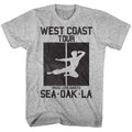 Bruce Lee Mens S/S T-Shirt - All City - Heather Gray Heather Hoodie, Sweatshirt | CiraTrend.com