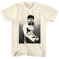 Bruce Lee Mens S/S T-Shirt - Tonal Bruce - Solid Natural Hoodie, Sweatshirt | CiraTrend.com