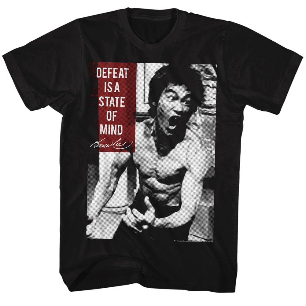 Bruce Lee Mens S/S T-Shirt - Stateofmind - Solid Black Hoodie, Sweatshirt | CiraTrend.com