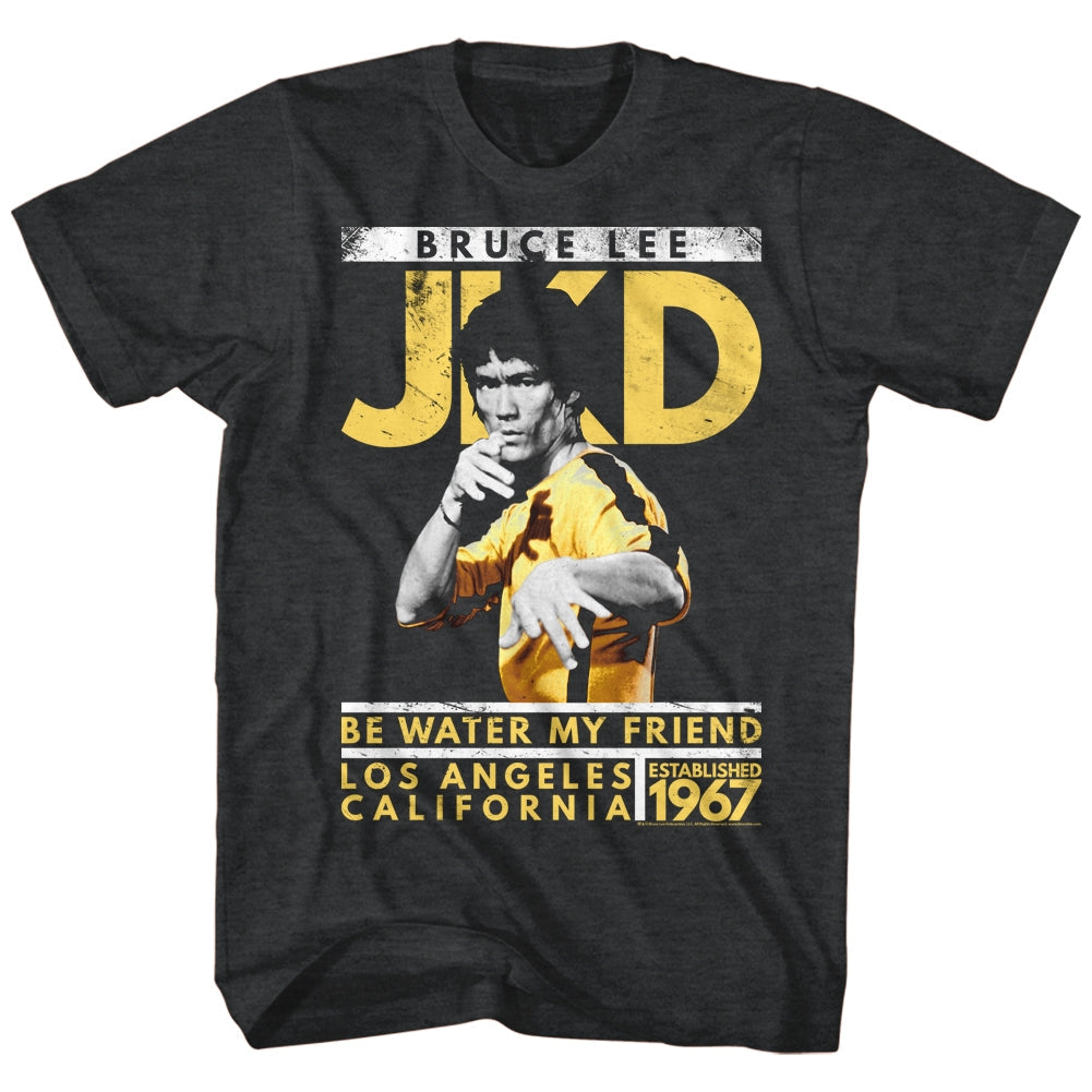 Bruce Lee Mens S/S T-Shirt - Jay Kay Dee - Heather Black Heather Hoodie, Sweatshirt | CiraTrend.com