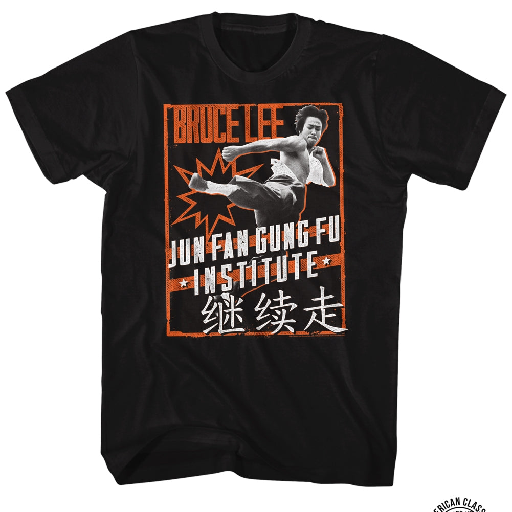 Bruce Lee Mens S/S T-Shirt - Pow Gung Fu - Solid Black Hoodie, Sweatshirt | CiraTrend.com