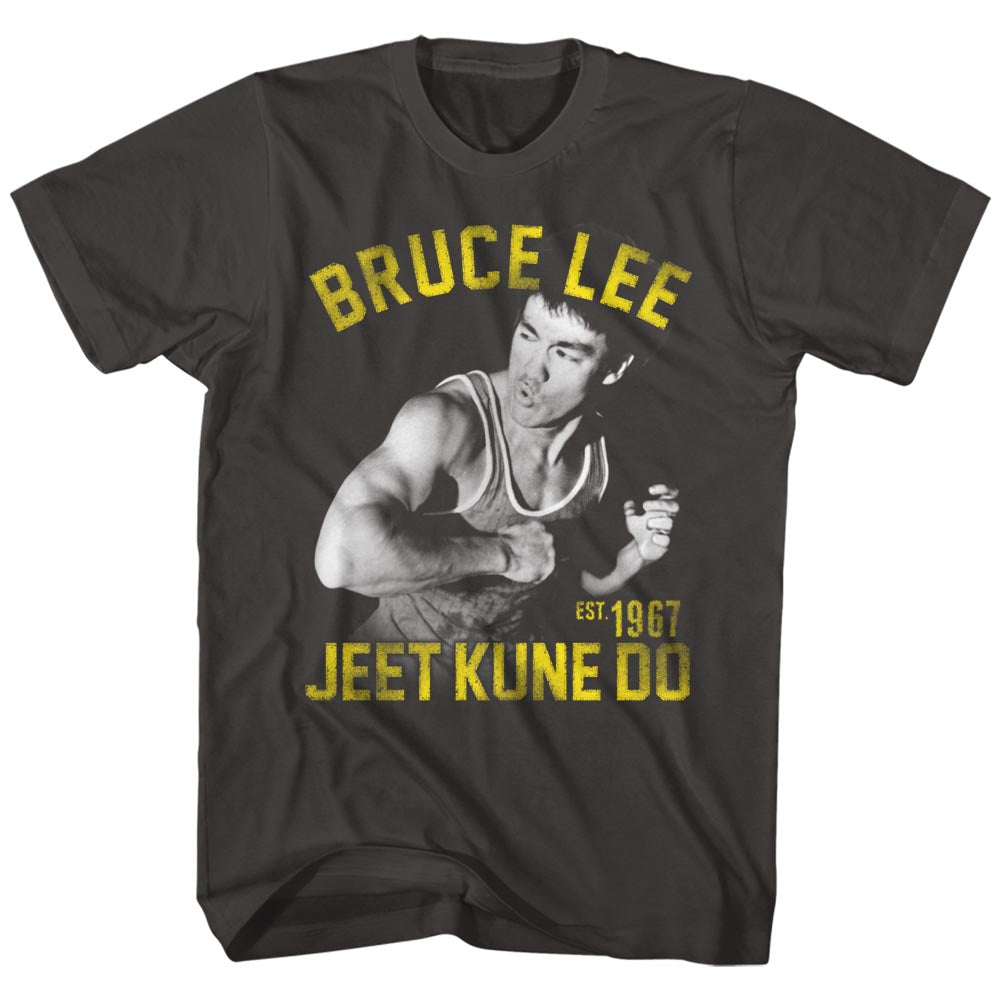 Bruce Lee Mens S/S T-Shirt - Action Bruce - Solid Smoke Hoodie, Sweatshirt | CiraTrend.com