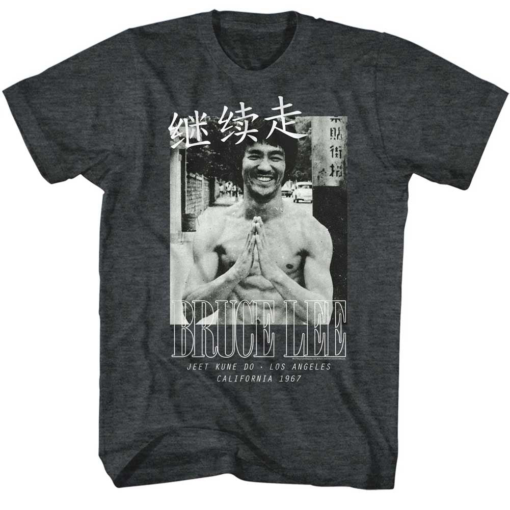 Bruce Lee Mens S/S T-Shirt - Brucelines - Heather Black Heather Hoodie, Sweatshirt | CiraTrend.com