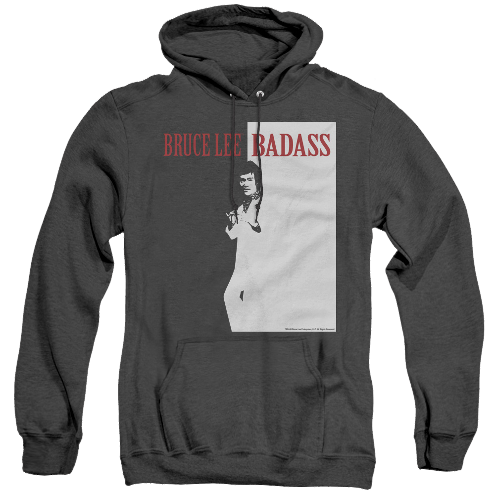 Bruce Lee Badass - Heather Pullover Hoodie T-Shirts, Sweatshirt | CiraTrend.com