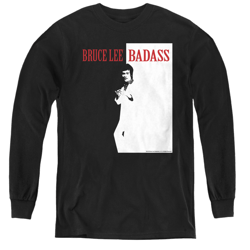 Bruce Lee Badass - Youth Long Sleeve T-Shirt Hoodie, Sweatshirt | CiraTrend.com