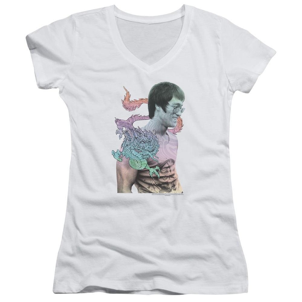 Bruce Lee A Little Bruce - Juniors V-Neck T-Shirt Hoodie, Sweatshirt | CiraTrend.com