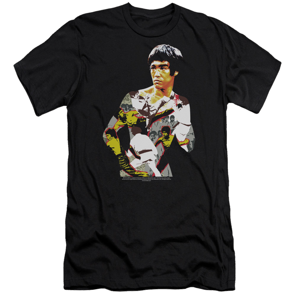 Bruce Lee Body Of Action - Men's Premium Slim Fit T-Shirt Hoodie, Sweatshirt | CiraTrend.com