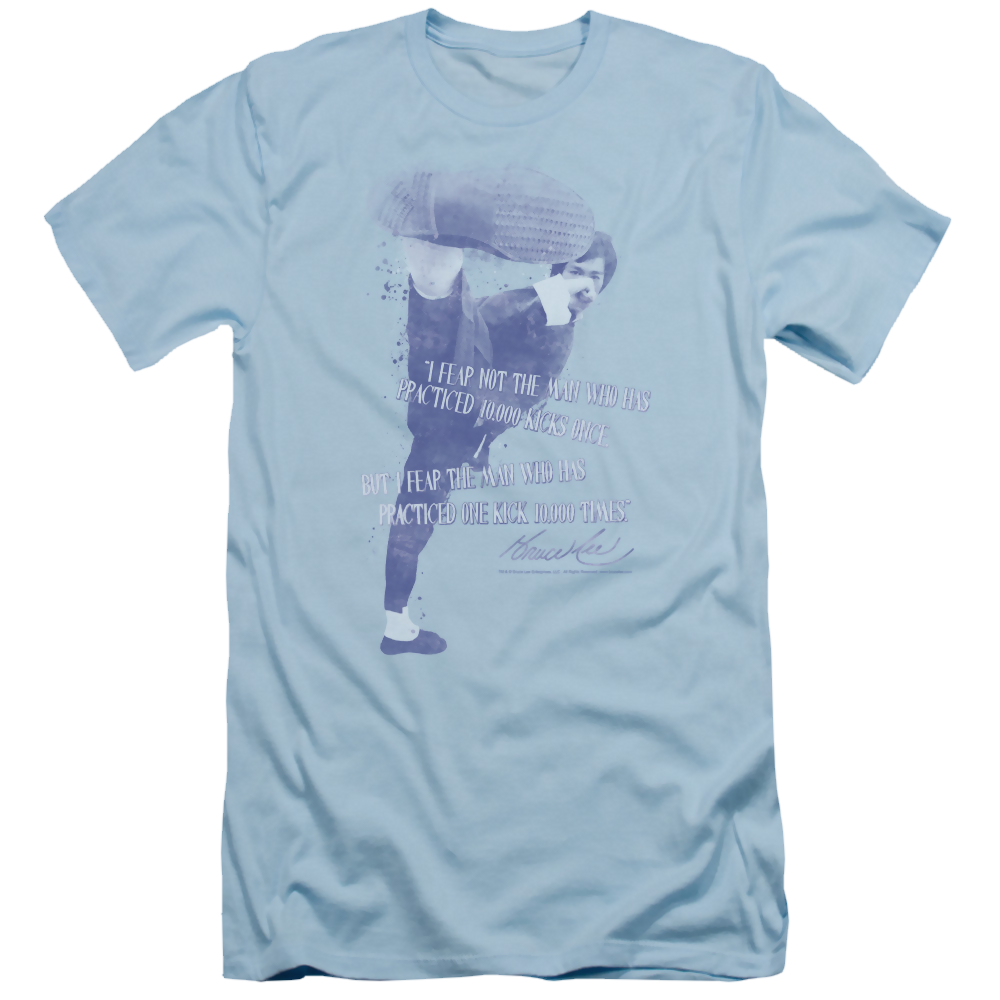 Bruce Lee 10,000 Kicks - Men's Slim Fit T-Shirt Hoodie, Sweatshirt | CiraTrend.com